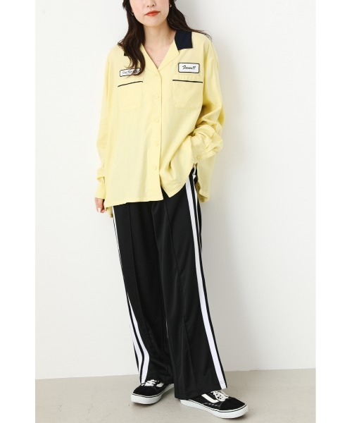 RODEO CROWNS WIDE BOWL（ロデオクラウンズワイドボウル）の「Field Track パンツ（その他パンツ・レディース・ブラック/グリーン/ライトブルー・FREE）」の10枚目の写真