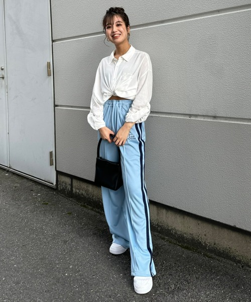 RODEO CROWNS WIDE BOWL（ロデオクラウンズワイドボウル）の「Field Track パンツ（その他パンツ・レディース・ブラック/グリーン/ライトブルー・FREE）」の13枚目の写真