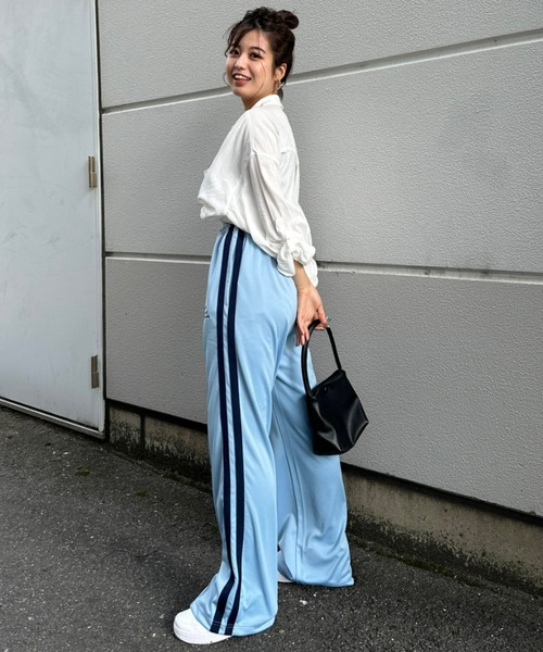 RODEO CROWNS WIDE BOWL（ロデオクラウンズワイドボウル）の「Field Track パンツ（その他パンツ・レディース・ブラック/グリーン/ライトブルー・FREE）」の15枚目の写真