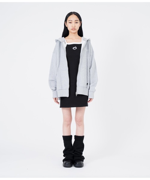 ANLIBERTY ANAP(アンリバティアナップ)の「ANLIBERTYベーシックロゴスウェットジップフーディー【ユニセックス】(パーカー・レディース・グレー/ブラック/ラベンダー・S/M)」の16枚目の写真