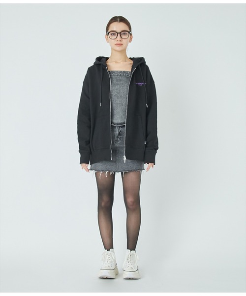 ANLIBERTY ANAP(アンリバティアナップ)の「ANLIBERTYベーシックロゴスウェットジップフーディー【ユニセックス】(パーカー・レディース・グレー/ブラック/ラベンダー・S/M)」の20枚目の写真