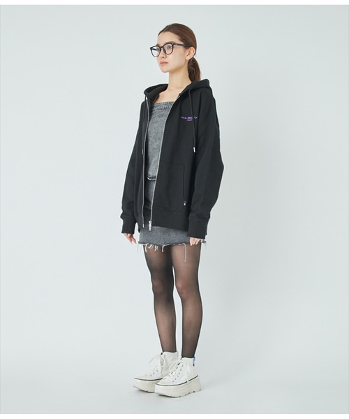 ANLIBERTY ANAP(アンリバティアナップ)の「ANLIBERTYベーシックロゴスウェットジップフーディー【ユニセックス】(パーカー・レディース・グレー/ブラック/ラベンダー・S/M)」の21枚目の写真
