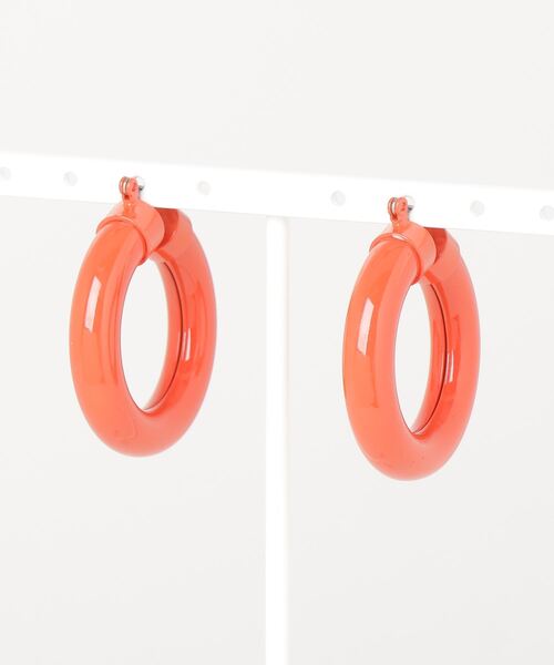 G.V.G.V.（ジーヴィージーヴィー）の「VOLUME HOOP PIERCE（ピアス（両耳用）・レディース・グリーン系その他/オレンジ・ONE SIZE）」の9枚目の写真