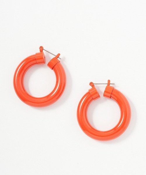 G.V.G.V.（ジーヴィージーヴィー）の「VOLUME HOOP PIERCE（ピアス（両耳用）・レディース・グリーン系その他/オレンジ・ONE SIZE）」の4枚目の写真