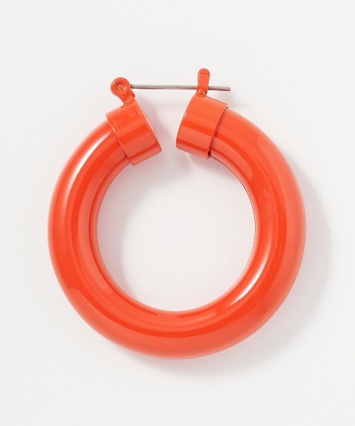 G.V.G.V.（ジーヴィージーヴィー）の「VOLUME HOOP PIERCE（ピアス（両耳用）・レディース・グリーン系その他/オレンジ・ONE SIZE）」の5枚目の写真