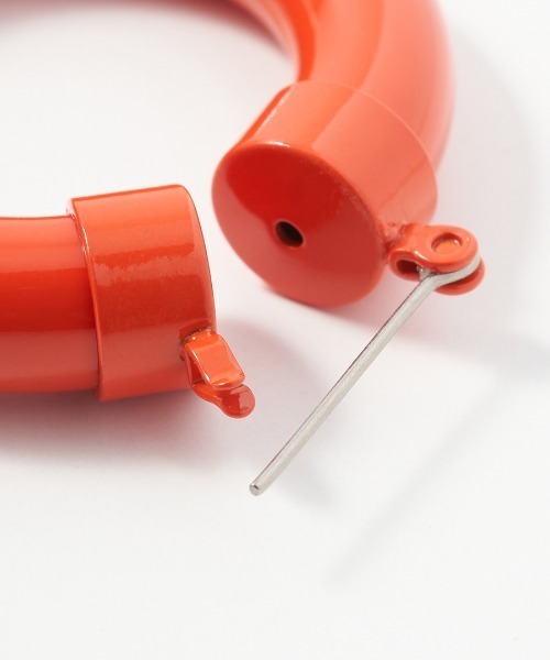 G.V.G.V.（ジーヴィージーヴィー）の「VOLUME HOOP PIERCE（ピアス（両耳用）・レディース・グリーン系その他/オレンジ・ONE SIZE）」の6枚目の写真