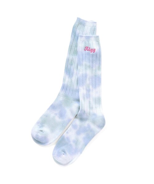 algy（アルジー）の「タイダイルーズソックス（ソックス/靴下・キッズ・ミント/ラベンダー/ピンク・21/24）」の6枚目の写真