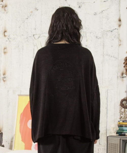 STOF(ストフ)の「STOF/ストフ/Queen Save The Woven Pullover(スウェット・メンズ・ブラック/カーキ・MEDIUM/SMALL)」の6枚目の写真