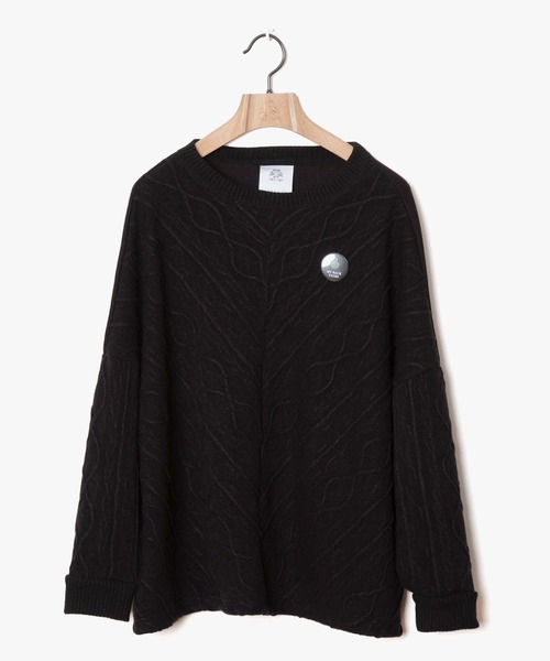 STOF(ストフ)の「STOF/ストフ/Queen Save The Woven Pullover(スウェット・メンズ・ブラック/カーキ・MEDIUM/SMALL)」の13枚目の写真