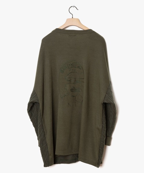 STOF(ストフ)の「STOF/ストフ/Queen Save The Woven Pullover(スウェット・メンズ・ブラック/カーキ・MEDIUM/SMALL)」の20枚目の写真