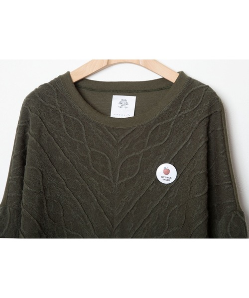 STOF(ストフ)の「STOF/ストフ/Queen Save The Woven Pullover(スウェット・メンズ・ブラック/カーキ・MEDIUM/SMALL)」の22枚目の写真