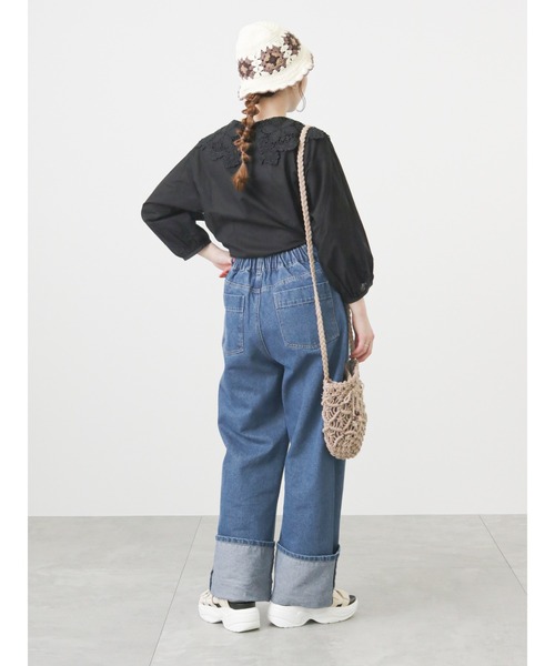 ehka sopo（エヘカソポ）の「レース襟ブラウス（シャツ/ブラウス・レディース・ブラック/オフホワイト/キナリ・ﾌﾘ-）」の7枚目の写真