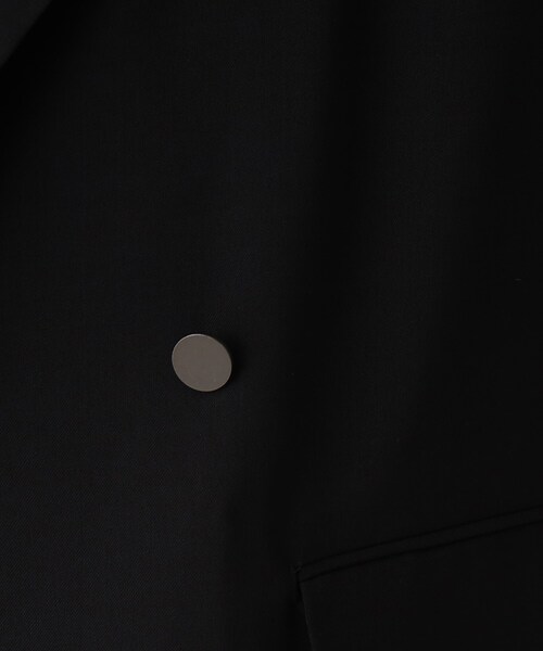 tk.TAKEO KIKUCHI(ティーケータケオキクチ)の「◆テックリネンシャンブレー半袖ダブルジャケット(テーラードジャケット・メンズ・ネイビー/ベージュ/ブラック・02/03)」の8枚目の写真