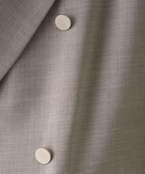 tk.TAKEO KIKUCHI(ティーケータケオキクチ)の「◆テックリネンシャンブレー半袖ダブルジャケット(テーラードジャケット・メンズ・ネイビー/ベージュ/ブラック・02/03)」の9枚目の写真