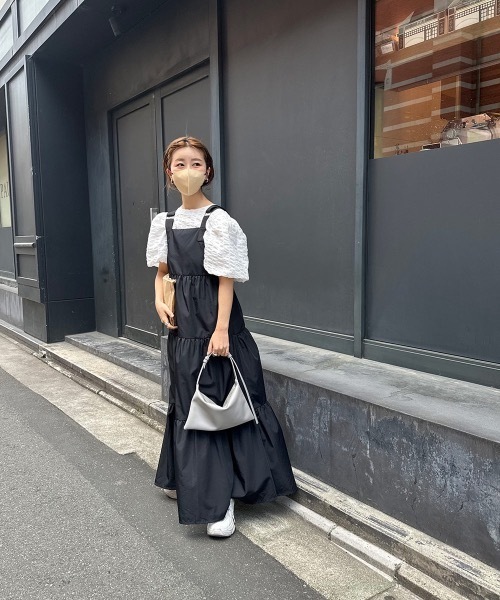 I_am（アイアム）の「ripple puff sleeve tops（Tシャツ/カットソー・レディース・イエロー/ホワイト/ブラック・FREE）」の22枚目の写真