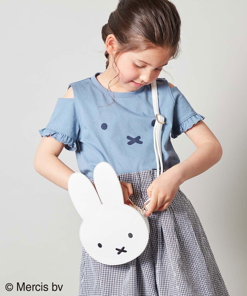 a.v.v（アーヴェヴェ）の「[KIDS]【ミッフィーコラボ】ダイカットバッグ（ショルダーバッグ・キッズ・ホワイト/ブラウン・120）」の9枚目の写真