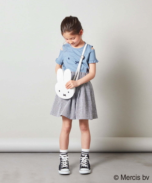 a.v.v（アーヴェヴェ）の「[KIDS]【ミッフィーコラボ】ダイカットバッグ（ショルダーバッグ・キッズ・ホワイト/ブラウン・120）」の11枚目の写真