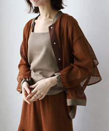 REAL CUBE | 2wayソフトスクエアニットタンクトップ(タンクトップ)