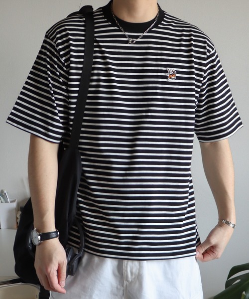 __gram.（スペースグラム）の「FOX刺繍Tシャツ（Tシャツ/カットソー・メンズ・ホワイト/ブラック×ホワイト/ホワイト×ネイビー/ブラック・M/L）」の2枚目の写真