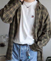 FOX刺繍Tシャツ