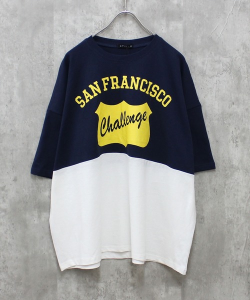 SHISKY(シスキー)の「BIGシルエット 半袖プリントT(Tシャツ/カットソー・メンズ・ラベンダー/チャコール/ダークグリーン/オフホワイト/グレー系その他/ベージュ/ブラック系その他/ベージュ系その他/ブラック/ネイビー系/杢グレー/グリーン系その他2/オレンジ/ホワイト系その他/ミント/モカ/ネイビー/グリーン系その他・L/XL/M)」の17枚目の写真