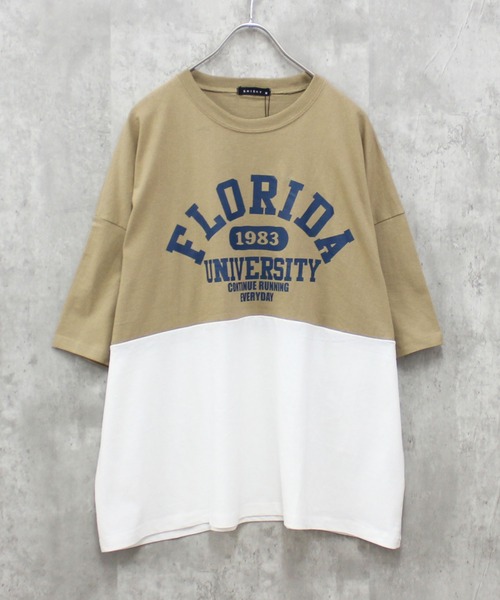 SHISKY(シスキー)の「BIGシルエット 半袖プリントT(Tシャツ/カットソー・メンズ・ラベンダー/チャコール/ダークグリーン/オフホワイト/グレー系その他/ベージュ/ブラック系その他/ベージュ系その他/ブラック/ネイビー系/杢グレー/グリーン系その他2/オレンジ/ホワイト系その他/ミント/モカ/ネイビー/グリーン系その他・L/XL/M)」の11枚目の写真