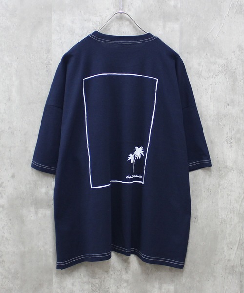 SHISKY(シスキー)の「BIGシルエット 半袖プリントT(Tシャツ/カットソー・メンズ・ラベンダー/チャコール/ダークグリーン/オフホワイト/グレー系その他/ベージュ/ブラック系その他/ベージュ系その他/ブラック/ネイビー系/杢グレー/グリーン系その他2/オレンジ/ホワイト系その他/ミント/モカ/ネイビー/グリーン系その他・L/XL/M)」の16枚目の写真