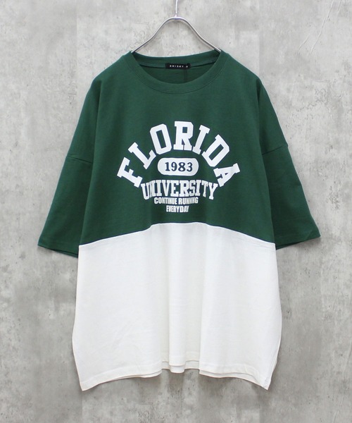 SHISKY(シスキー)の「BIGシルエット 半袖プリントT(Tシャツ/カットソー・メンズ・ラベンダー/チャコール/ダークグリーン/オフホワイト/グレー系その他/ベージュ/ブラック系その他/ベージュ系その他/ブラック/ネイビー系/杢グレー/グリーン系その他2/オレンジ/ホワイト系その他/ミント/モカ/ネイビー/グリーン系その他・L/XL/M)」の15枚目の写真