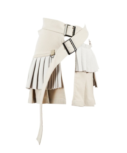 rurumu:（ルルムウ）の「rurumu:/ルルムウ/pleats rolled mini
