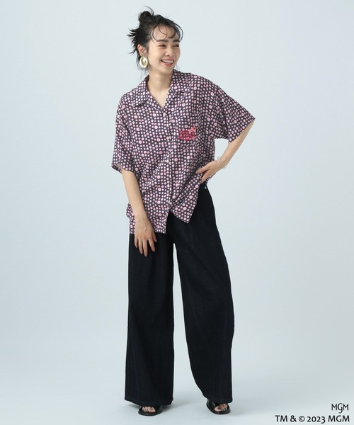 BAYFLOW（ベイフロー）の「【PINK PANTHER(ピンクパンサー)×BAYFLOW】カイキンシャツ（シャツ/ブラウス・レディース・ブラウン/ブラック・FREE）」の22枚目の写真