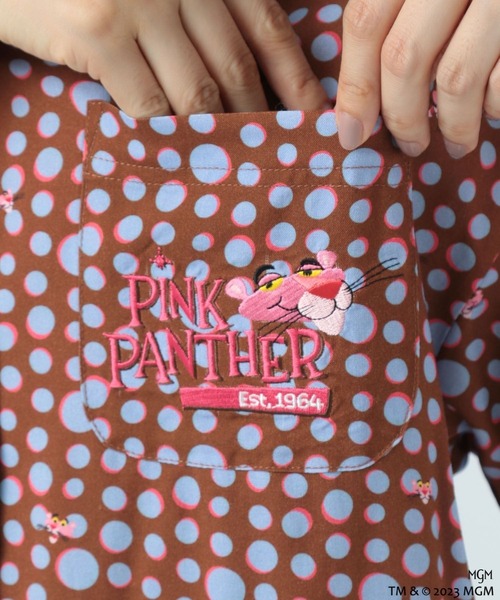 BAYFLOW（ベイフロー）の「【PINK PANTHER(ピンクパンサー)×BAYFLOW】カイキンシャツ（シャツ/ブラウス・レディース・ブラウン/ブラック・FREE）」の14枚目の写真
