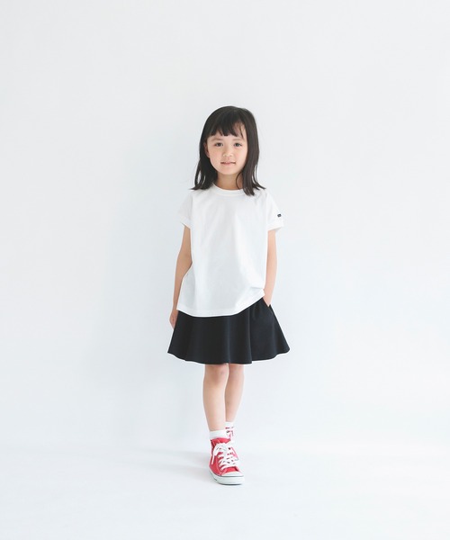 BRANSHES（ブランシェス）の「【WEB限定】1分丈無地スカッツ（スカート・キッズ・コバルトブルー/ピンク/ブラック・100/140/130/120/110/90）」の6枚目の写真