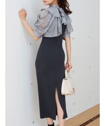 MERCURYDUO | 2WAYシアーボレロセットニットワンピース(ワンピース)