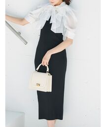 MERCURYDUO | 2WAYシアーボレロセットニットワンピース(ワンピース)