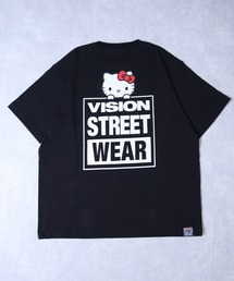 VISION STREET WEAR×HELLO KITTY コラボ ハローキティプリント半袖Tシャツ