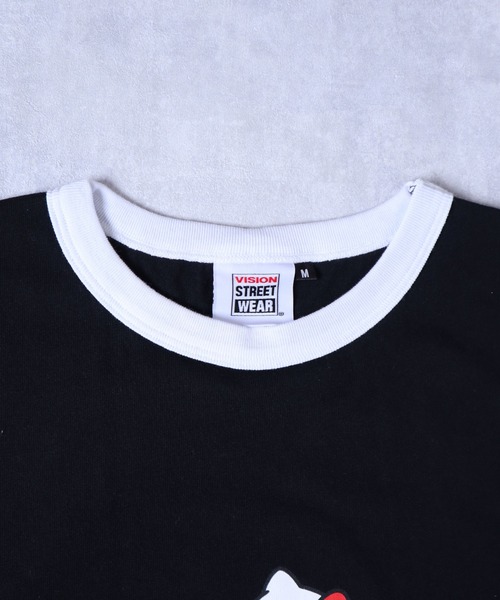 sanrio(サンリオ)の「VISION STREET WEAR×HELLO KITTY コラボ ハローキティプリント半袖Tシャツ(Tシャツ/カットソー・レディース・ブラック/ブラック系その他2/イエロー系その他/ブラック系その他/ホワイト系その他2/レッド/ホワイト/ホワイト系その他/レッド系その他/ホワイト系その他3/イエロー・M/L)」の12枚目の写真
