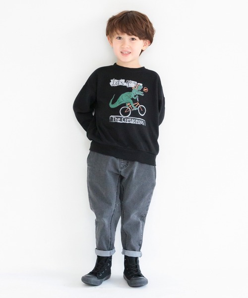 BRANSHES（ブランシェス）の「ガーデナーテーパードデニムパンツ_BRANSHES(ブランシェス)（デニムパンツ・キッズ・ブルー/グレー/ネイビー/その他・110/120/150/140/100/160/130/90）」の17枚目の写真