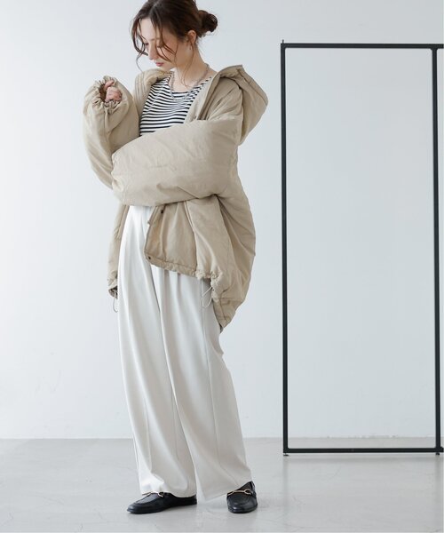 frames RAY CASSIN(フレームスレイカズン)の「モンスターパーカー(ダウンジャケット/コート・レディース・ベージュ/ブラック・FREE)」の14枚目の写真