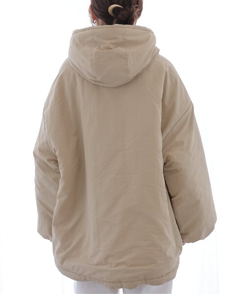 frames RAY CASSIN(フレームスレイカズン)の「モンスターパーカー(ダウンジャケット/コート・レディース・ベージュ/ブラック・FREE)」の21枚目の写真