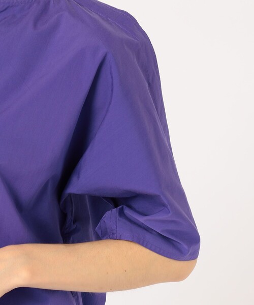 SOFIE D'HOORE（ソフィードール）の「SOFIE D’ HOORE BASTA コットン ブラウス（シャツ/ブラウス・レディース・ダークパープル/ネイビー・36）」の5枚目の写真