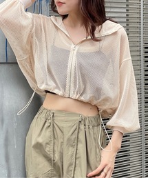 メッシュパーカー