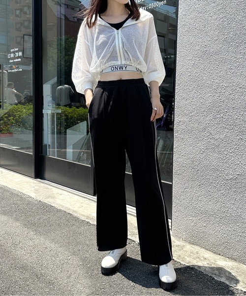 one way（ワンウェイ）の「メッシュパーカー（パーカー・レディース・ブラック/グレー/ホワイト/ブラウン・FREE）」の12枚目の写真