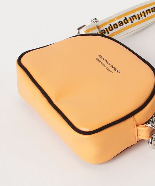 beautiful people(ビューティフルピープル)の「beautiful people logo tape bag 7345611944(ショルダーバッグ・レディース・ホワイト/オレンジ/ブラック・FREE)」の13枚目の写真