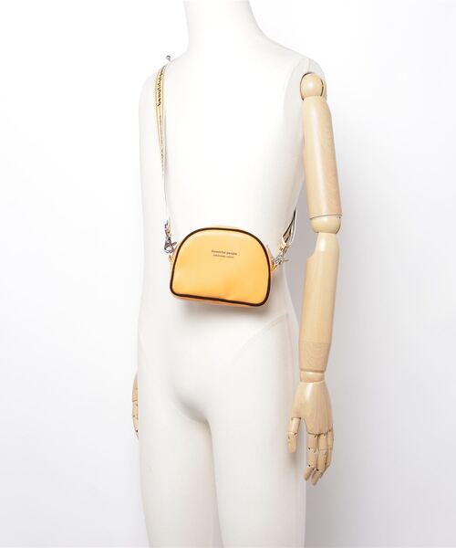 beautiful people(ビューティフルピープル)の「beautiful people logo tape bag 7345611944(ショルダーバッグ・レディース・ホワイト/オレンジ/ブラック・FREE)」の10枚目の写真