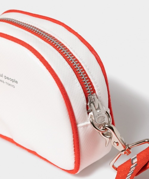 beautiful people(ビューティフルピープル)の「beautiful people logo tape bag 7345611944(ショルダーバッグ・レディース・ホワイト/オレンジ/ブラック・FREE)」の9枚目の写真