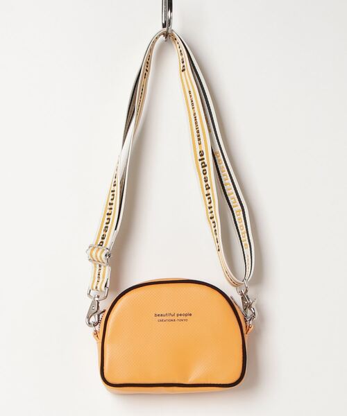 beautiful people(ビューティフルピープル)の「beautiful people logo tape bag 7345611944(ショルダーバッグ・レディース・ホワイト/オレンジ/ブラック・FREE)」の12枚目の写真