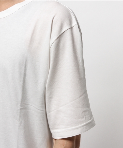 603（ロクマルサン）の「603 裾幾何学ビッグTシャツ（Tシャツ/カットソー・メンズ・オフホワイト/ブラック・FREE）」の7枚目の写真