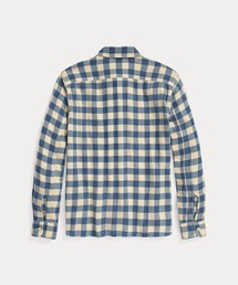 RRL（ダブル アール エル）の「プラッド コットンリネン シャツ