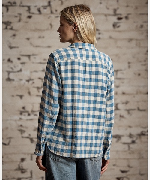 RRL（ダブル アール エル）の「プラッド コットンリネン シャツ
