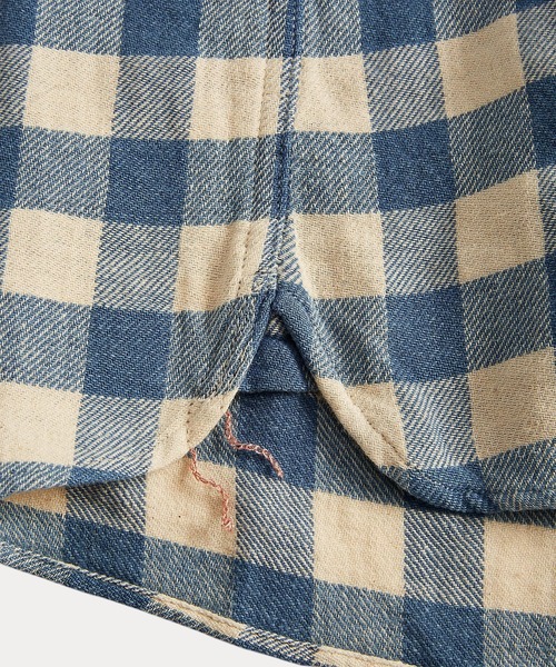 RRL（ダブル アール エル）の「プラッド コットンリネン シャツ